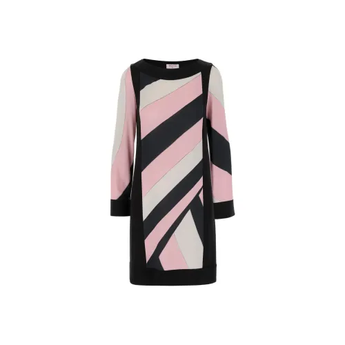 EMILIO PUCCI Многоцветные Женские Длинные Платья с Рукавами
