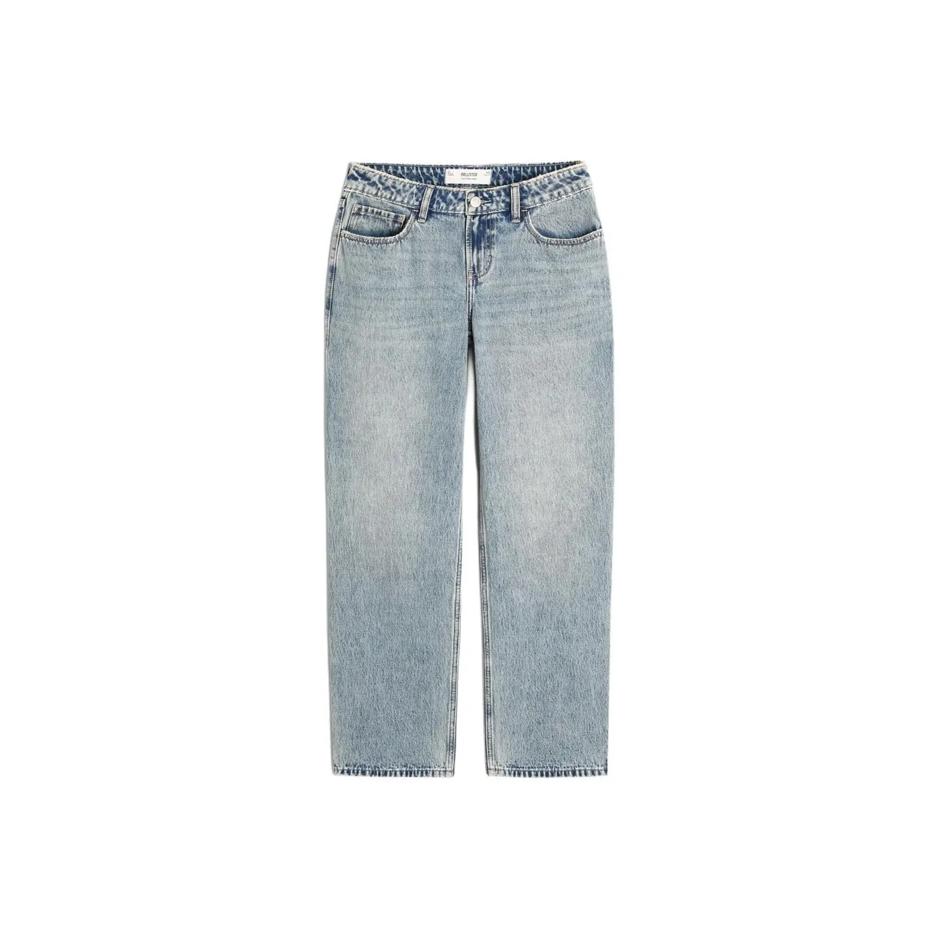 Hollister Джинсы Женские Средне-голубой