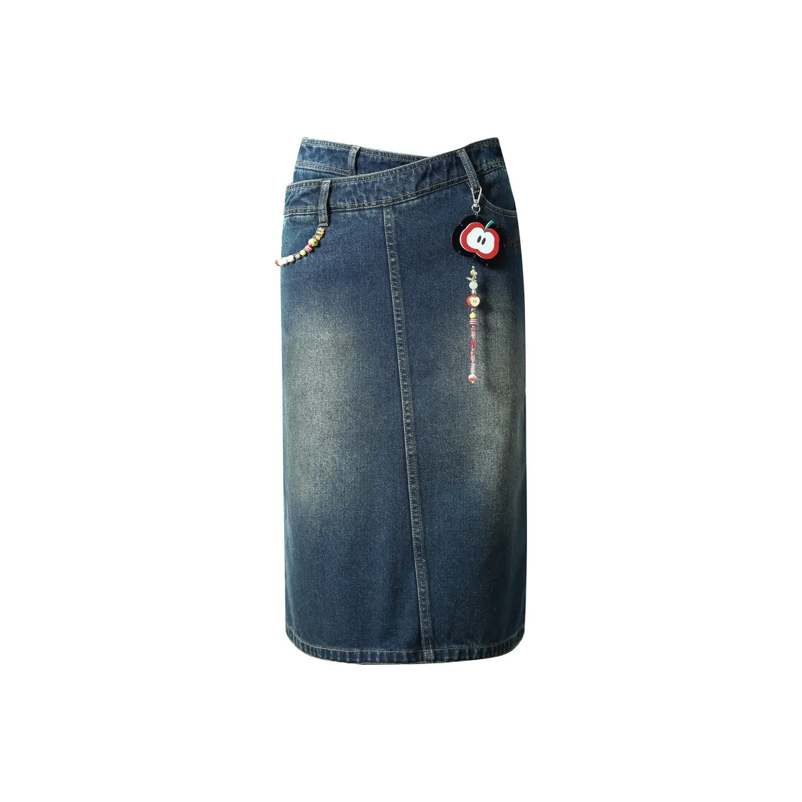 Valeria Obbaco Denim Юбка Женская Синяя