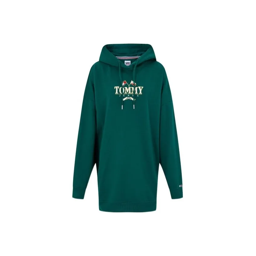 Tommy Hilfiger Long Sleeved Dresses Women's Dark Green