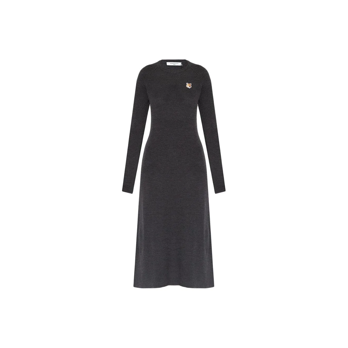 Maison Kitsune Long Sleeved Dresses Women's Black