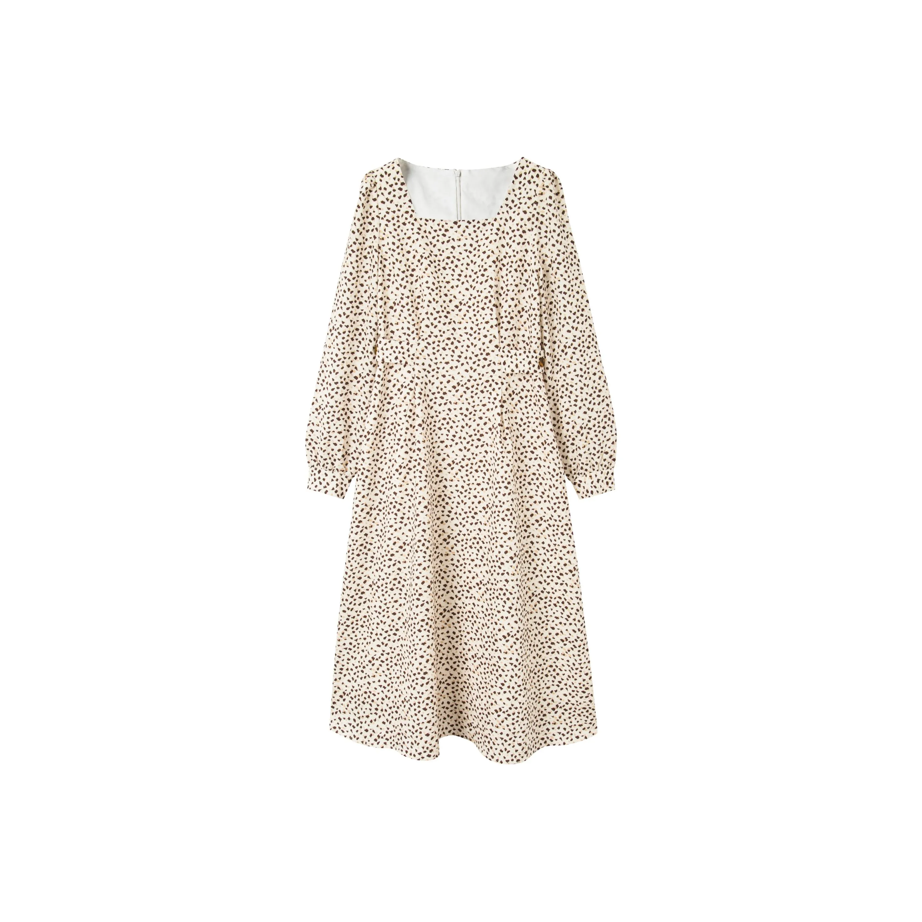 TKY SHOP Long Sleeved Dress Women's Multicolor