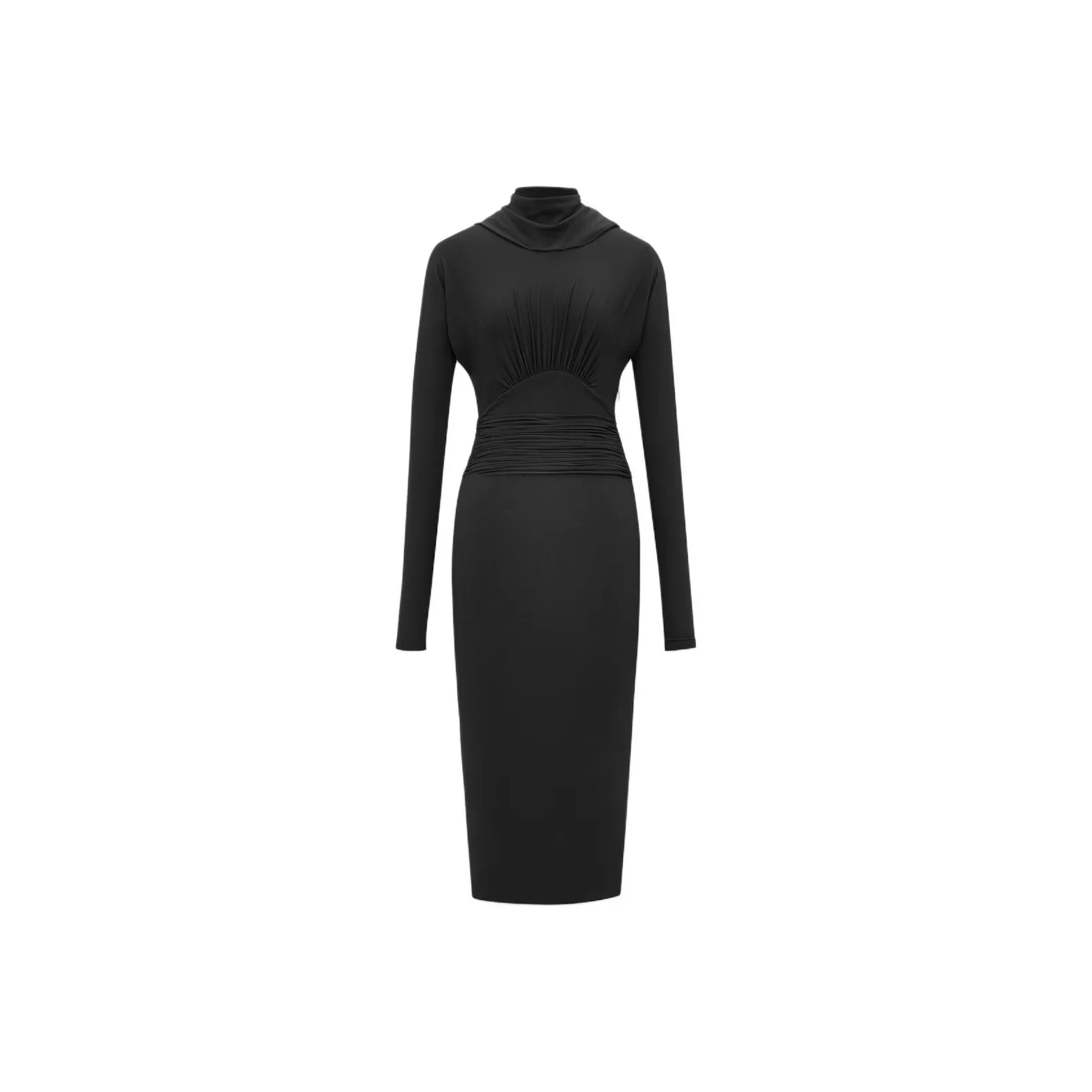 SAINT LAURENT Cowl back Midi Dress