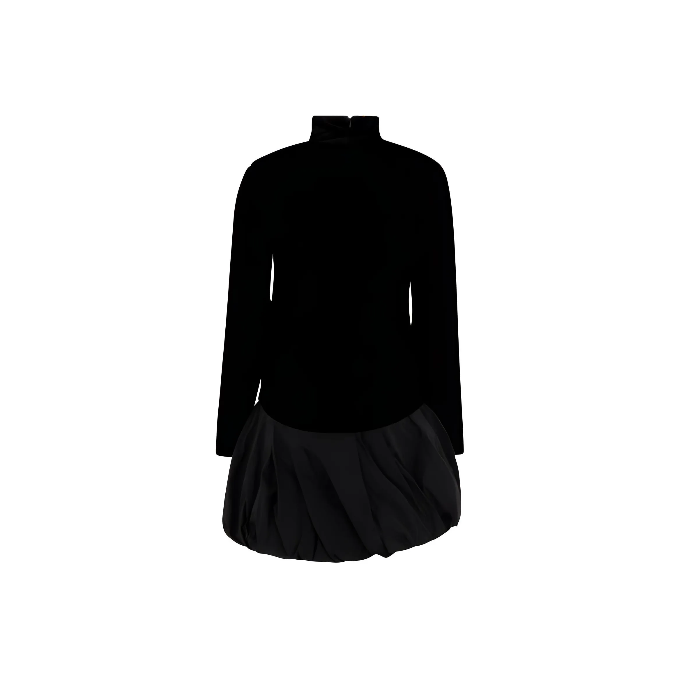 Max Mara Pianoforte Osso Velvet Mini Dress