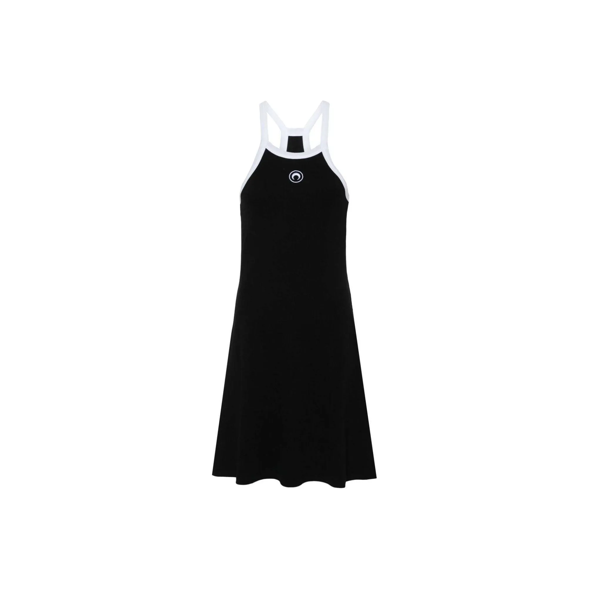 Marine Serre Crescent Moon embroidered Mini Dress