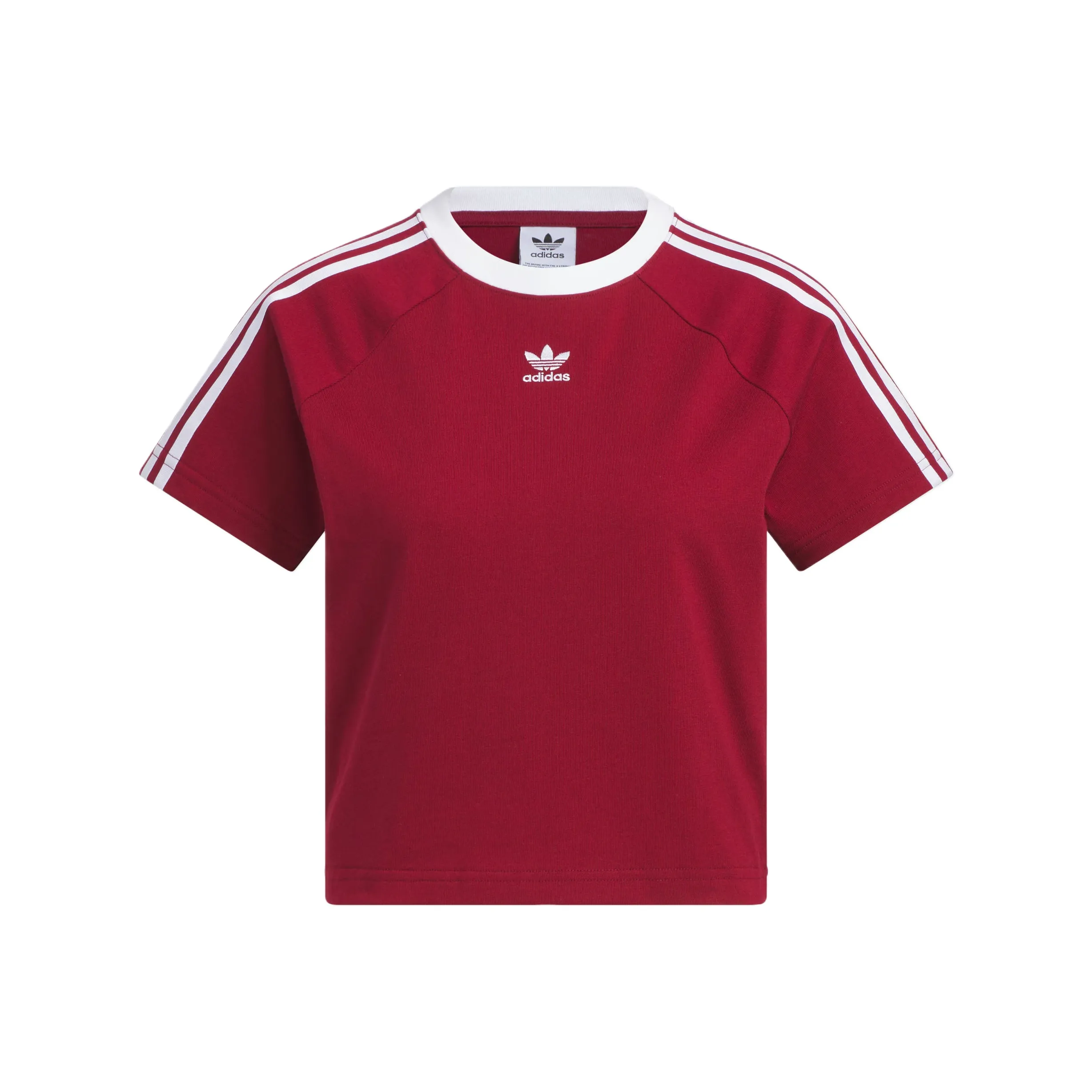 Adidas Originals Реглан-рукав Т-рубашка Женская Бордовая