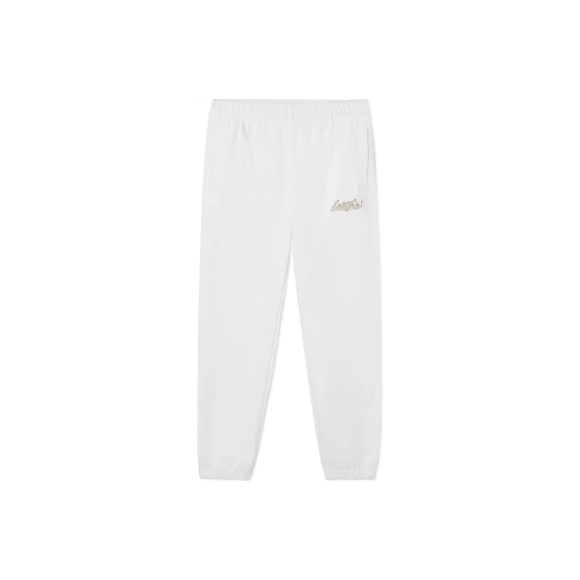 lacoste Auspicious Snake New Year Collection Женские вязаные тренировочные брюки цвета экрю