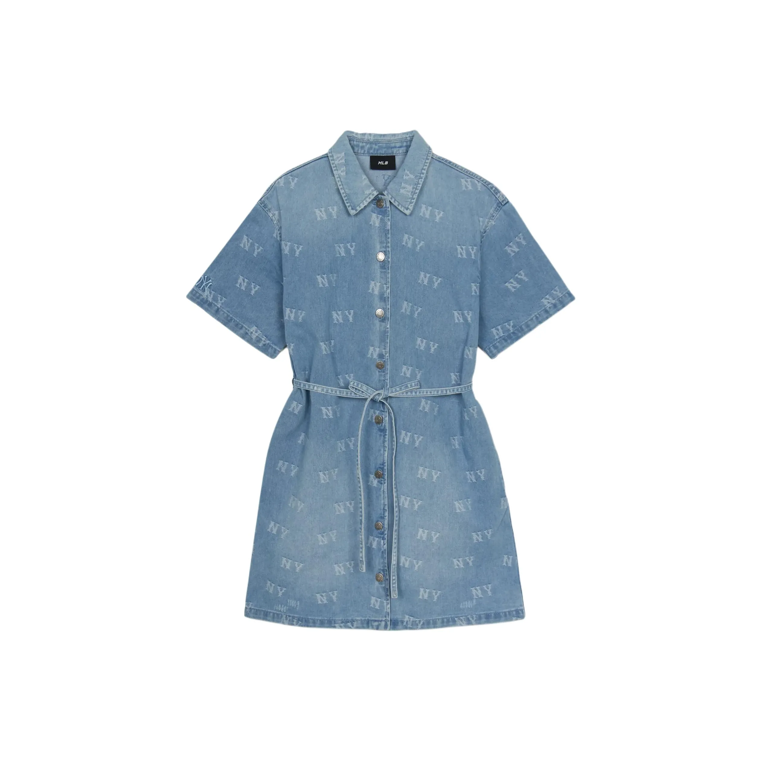 Mlb Base Logo New York Yankees Короткий рукав Платье Женское Синий