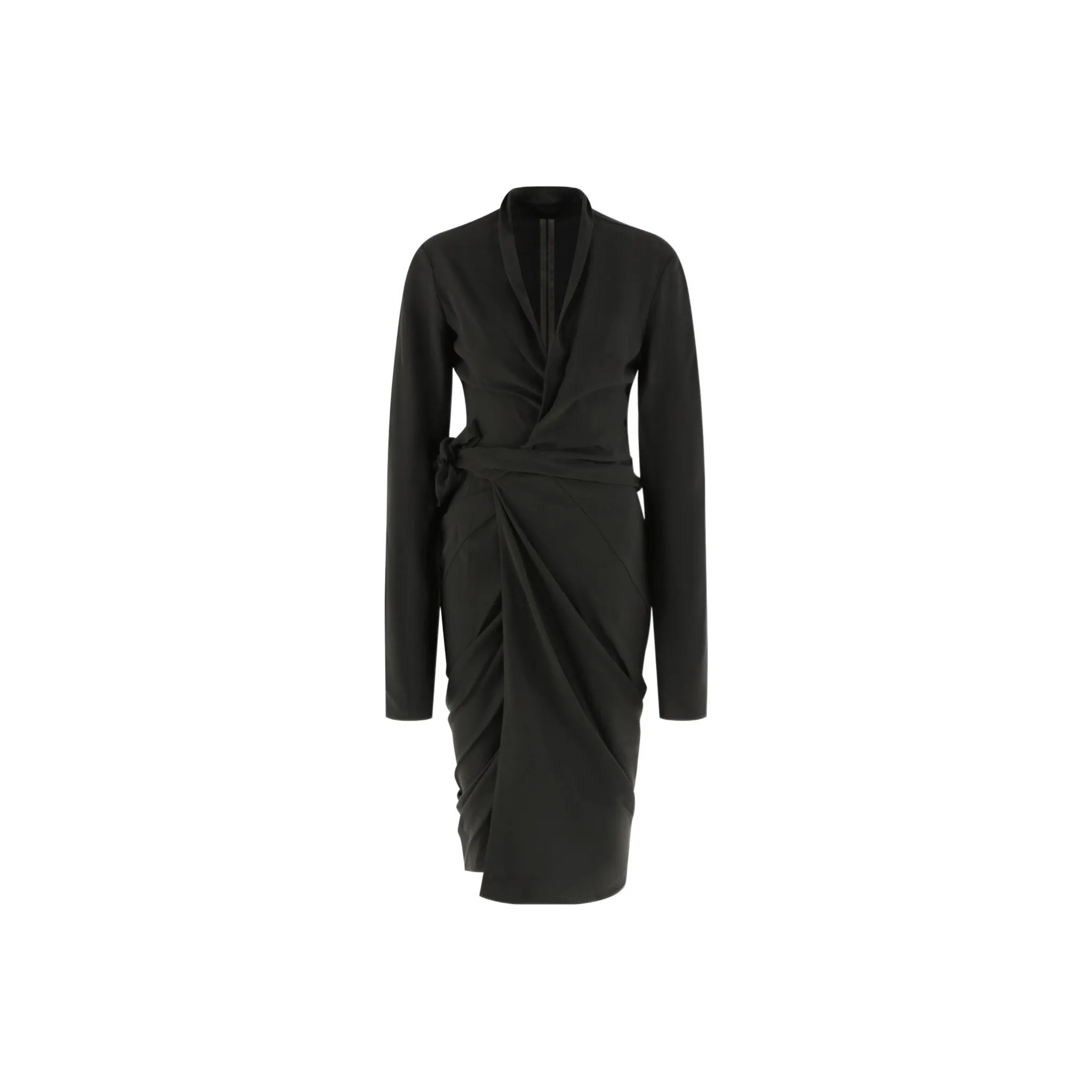 RICK OWENS Tie Fastened Wrapped Dress