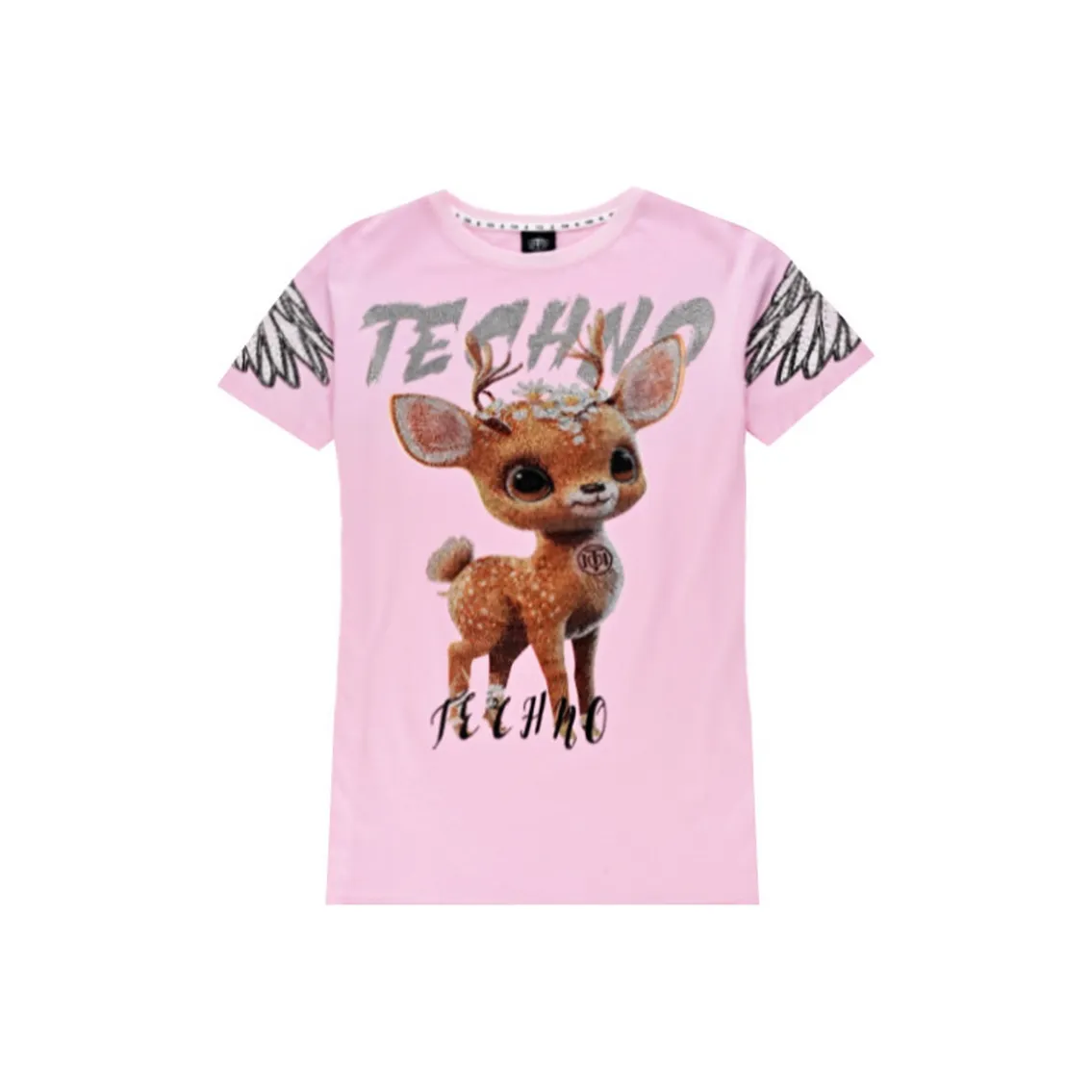 TCH Короткий рукав Платье Женское Розовое