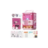 마이 멜로디 꿀꿀이 은행 [조용함 Book+Brooch+스티커+Real 돈+Planning 카드]와 배터리