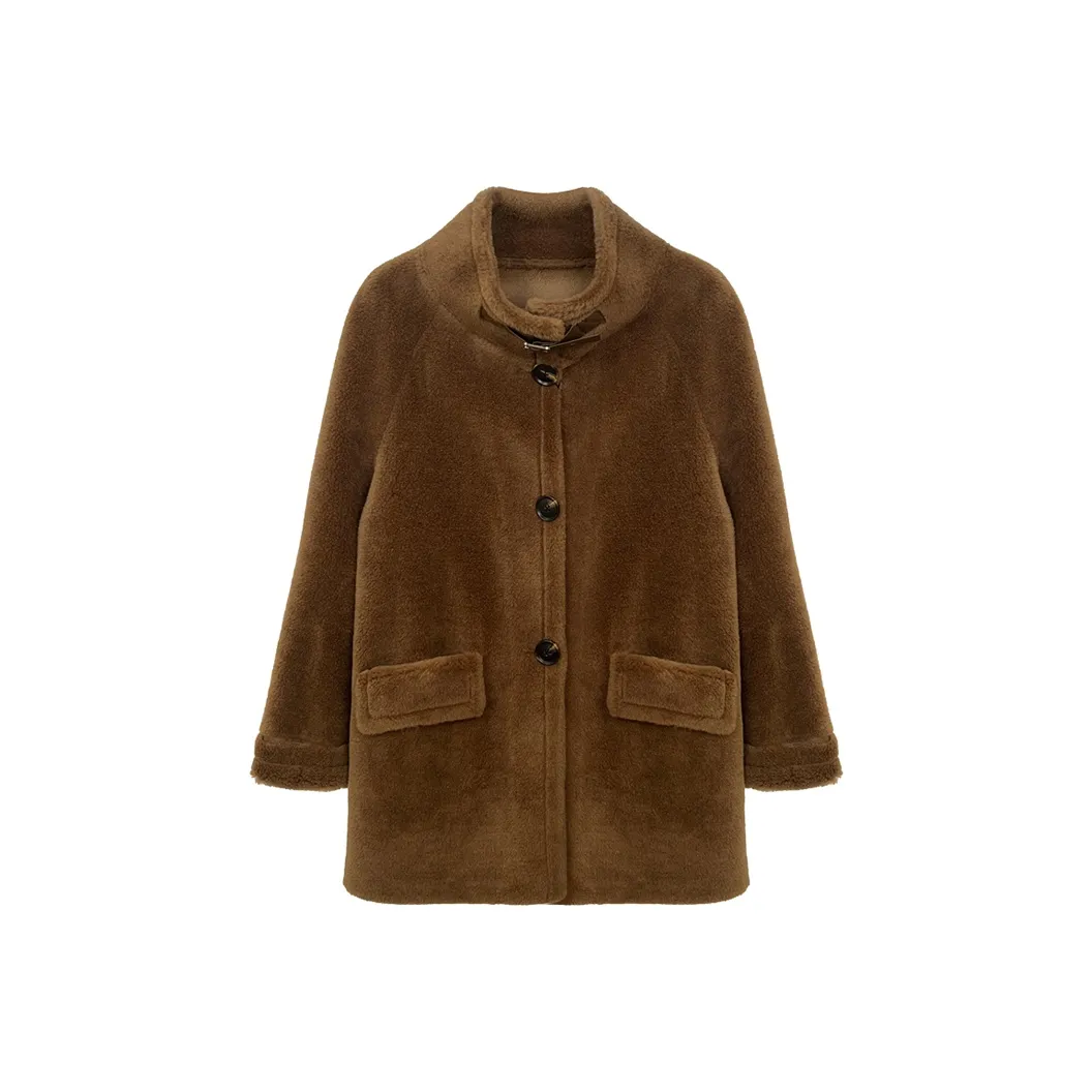 Kele Coco Тедди Коричневый Женские Меховые изделия