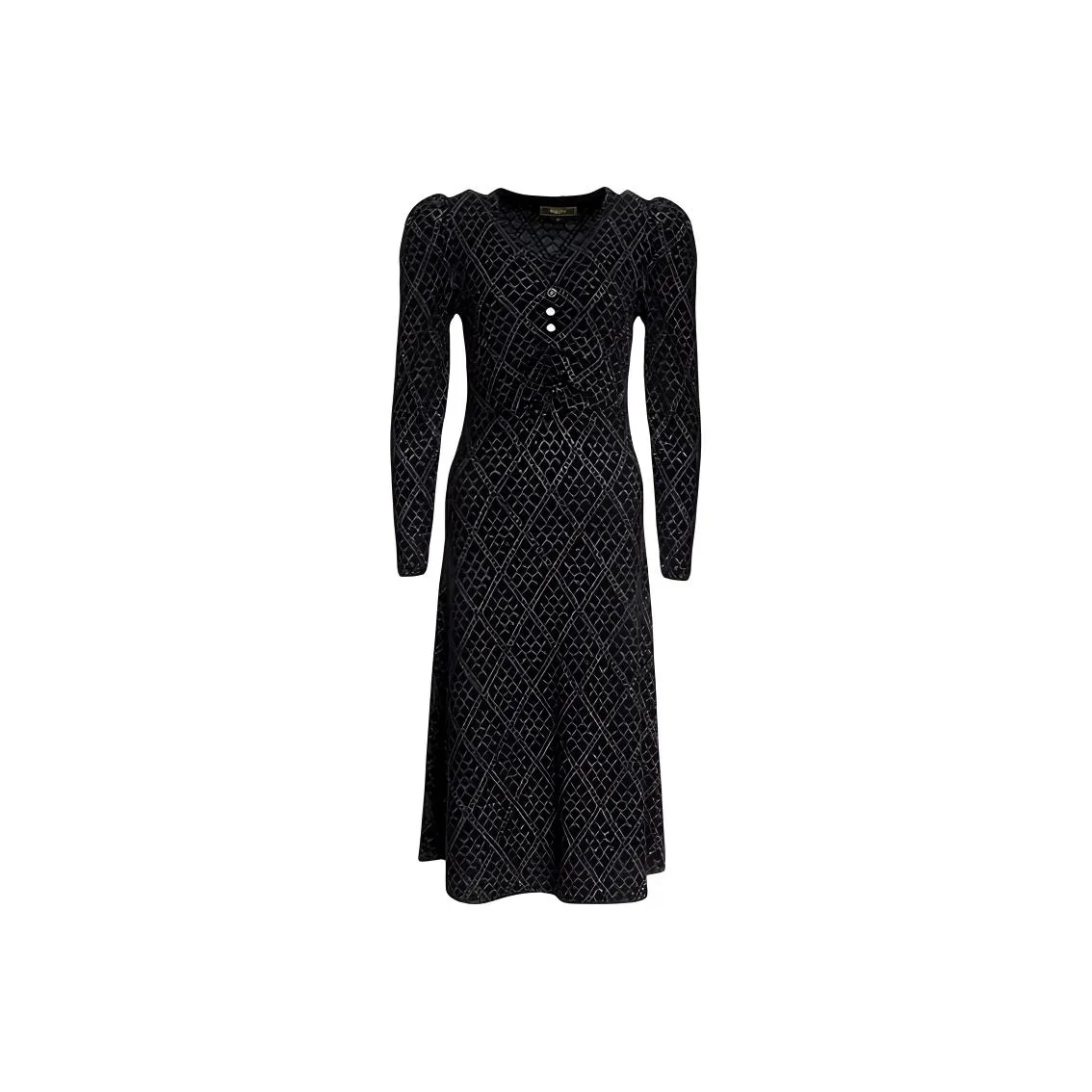 BESIONIA FW22 Long Sleeved Dresses Korean Style Women's Black