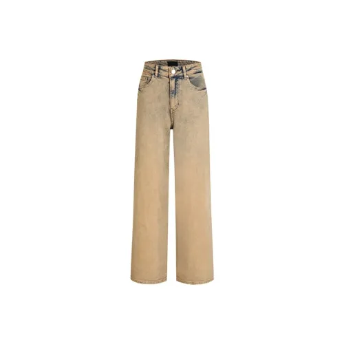 LIUREGALI Earth Yellow Женские Джинсы