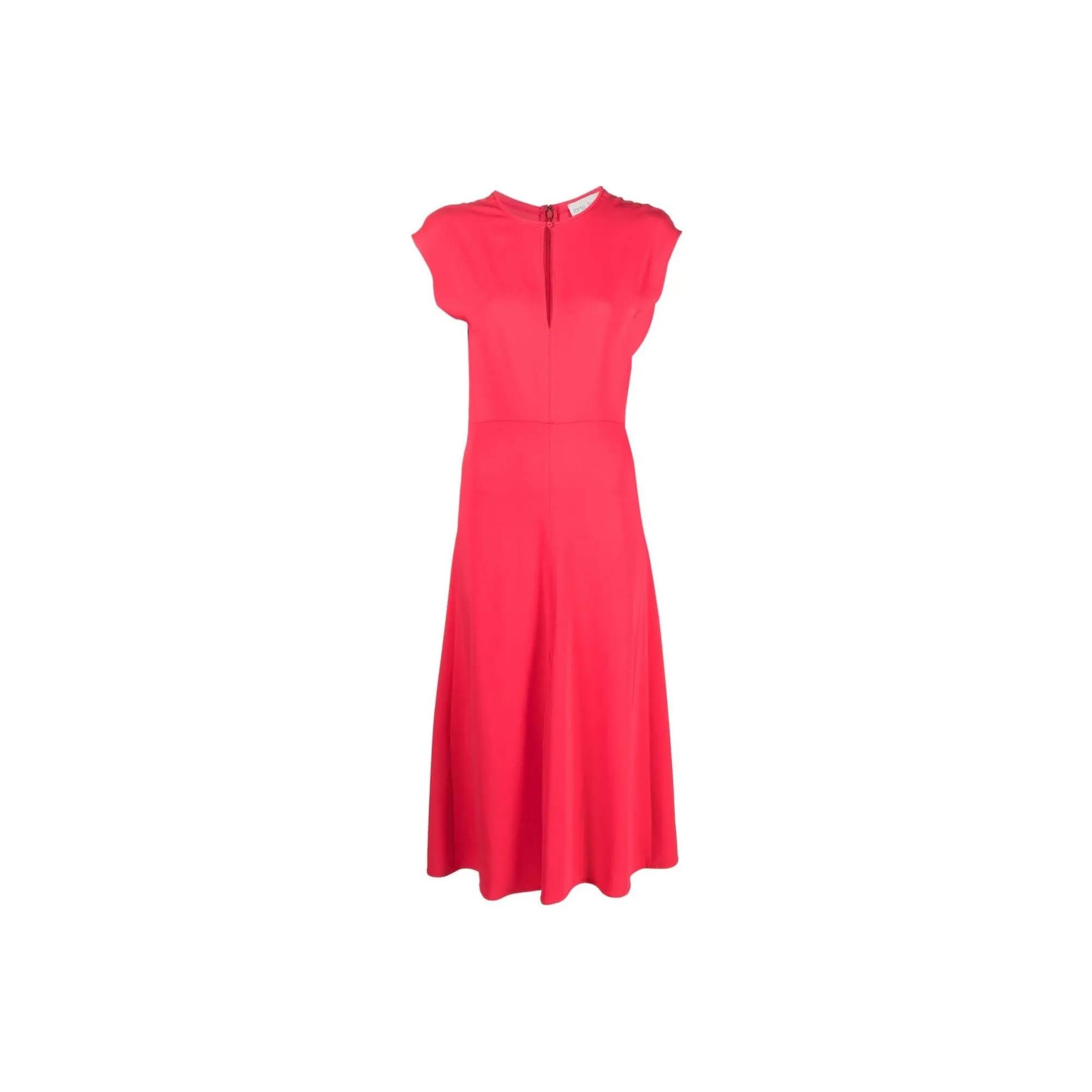 Forte Forte Keyhole neck Flared Midi Dress