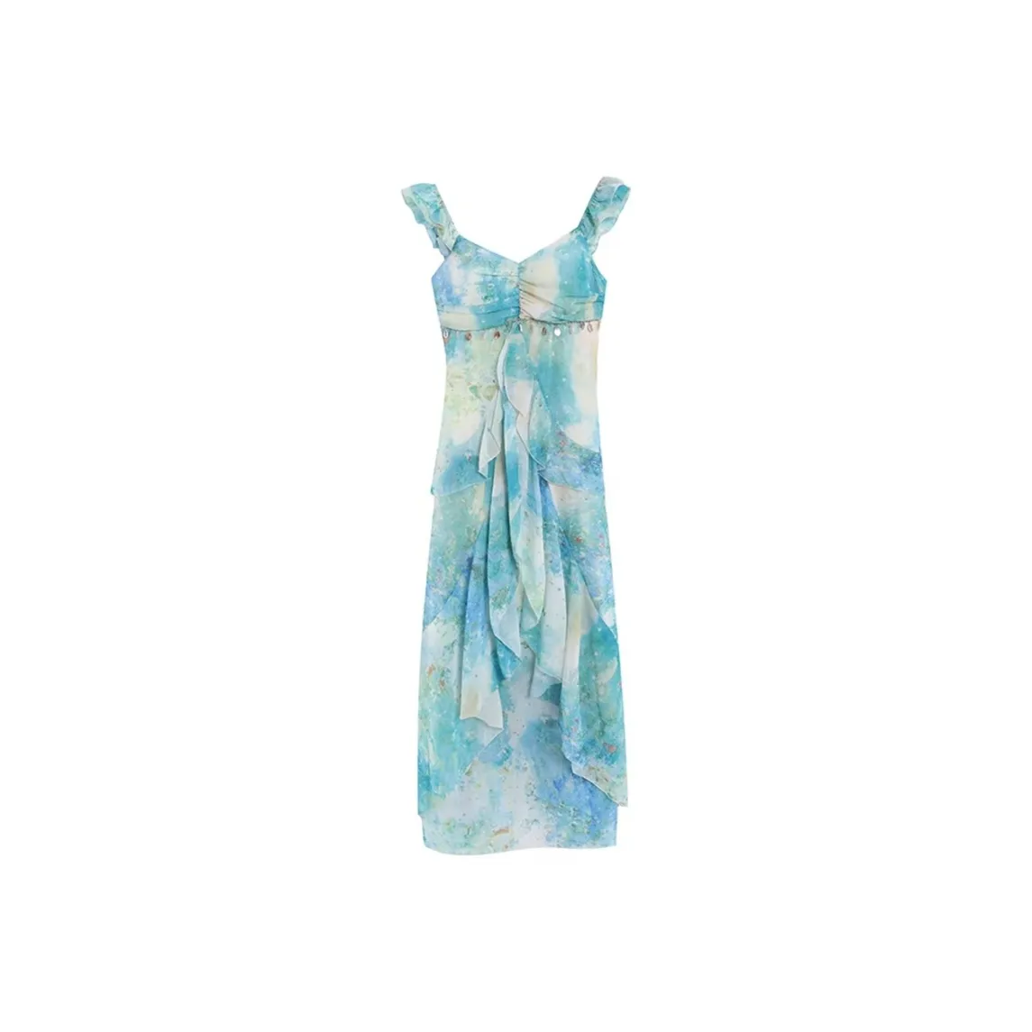 Incolore Short Sleeved Dress Women's Blue