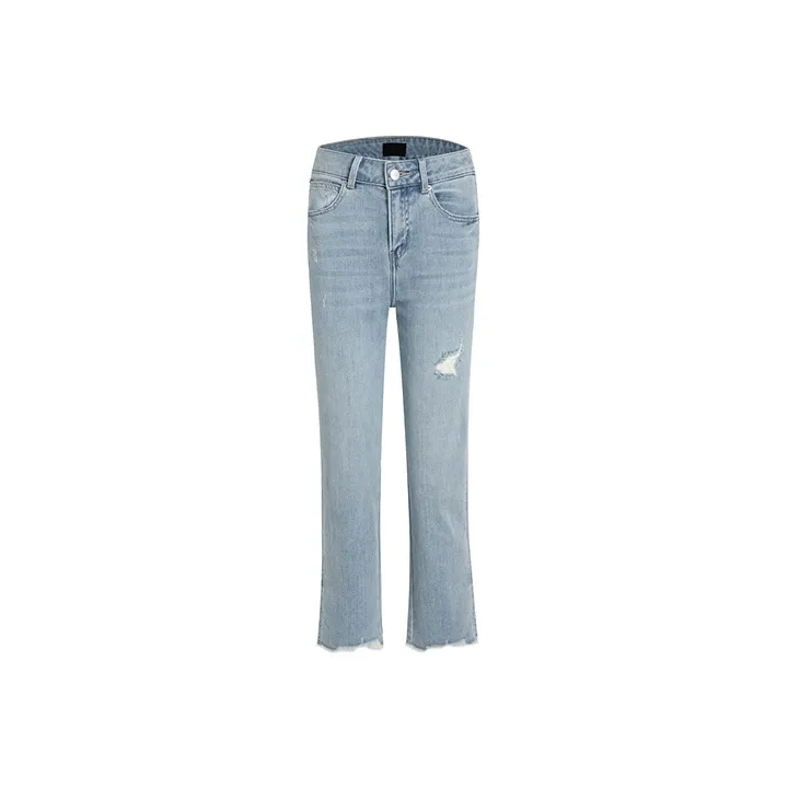 LIUREGALI Светло-синие Женские Джинсы