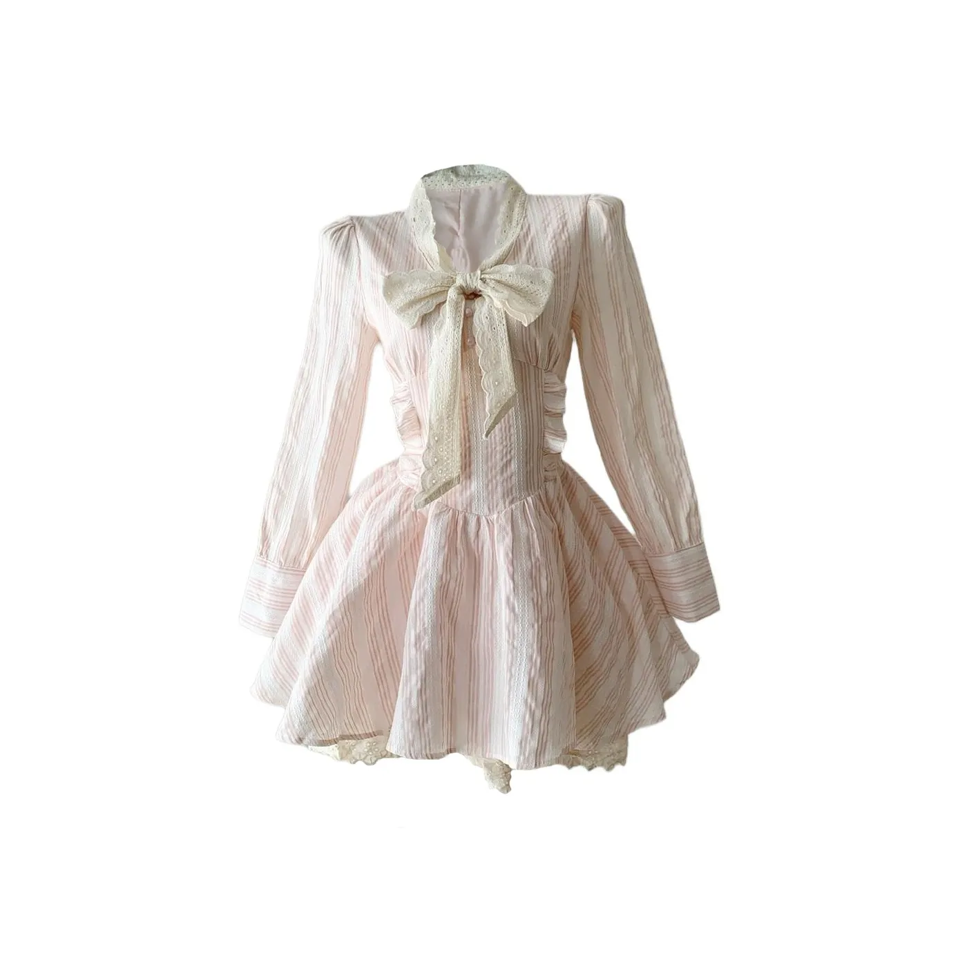 TORIGHT Длинное платье с длинным рукавом женское розовое