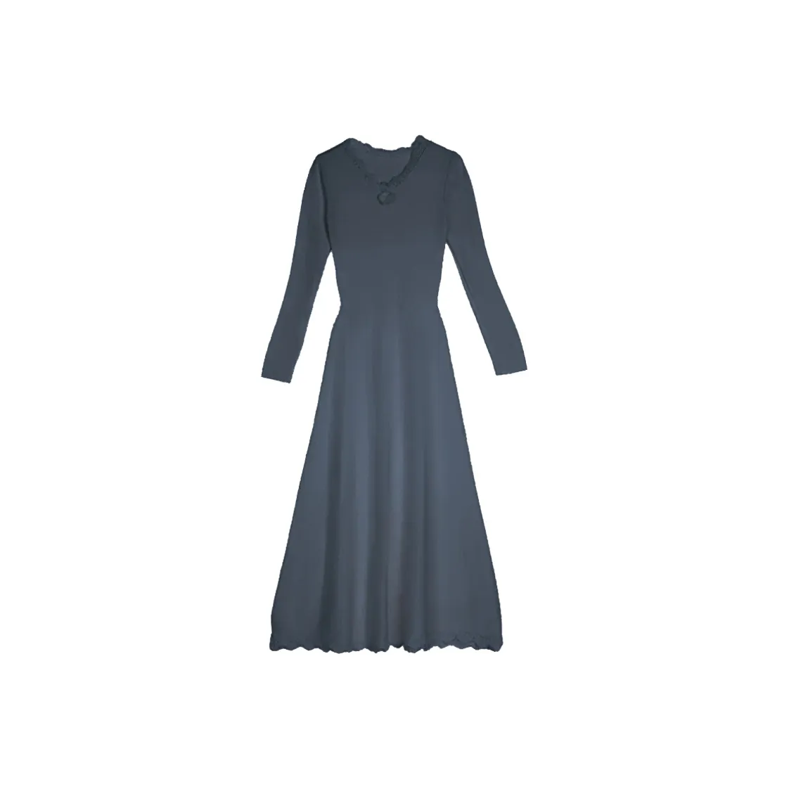 Yvetteclassic Длинное платье с длинными рукавами женское