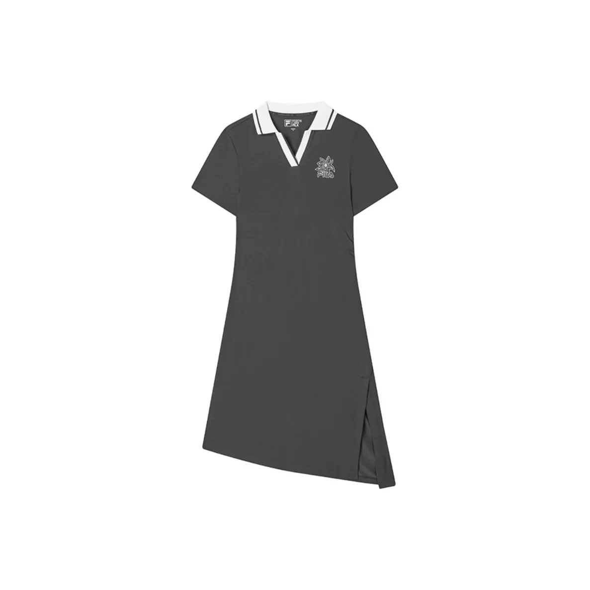 FILA Modern Heritage Короткий рукав Платье Женское Starship Серый