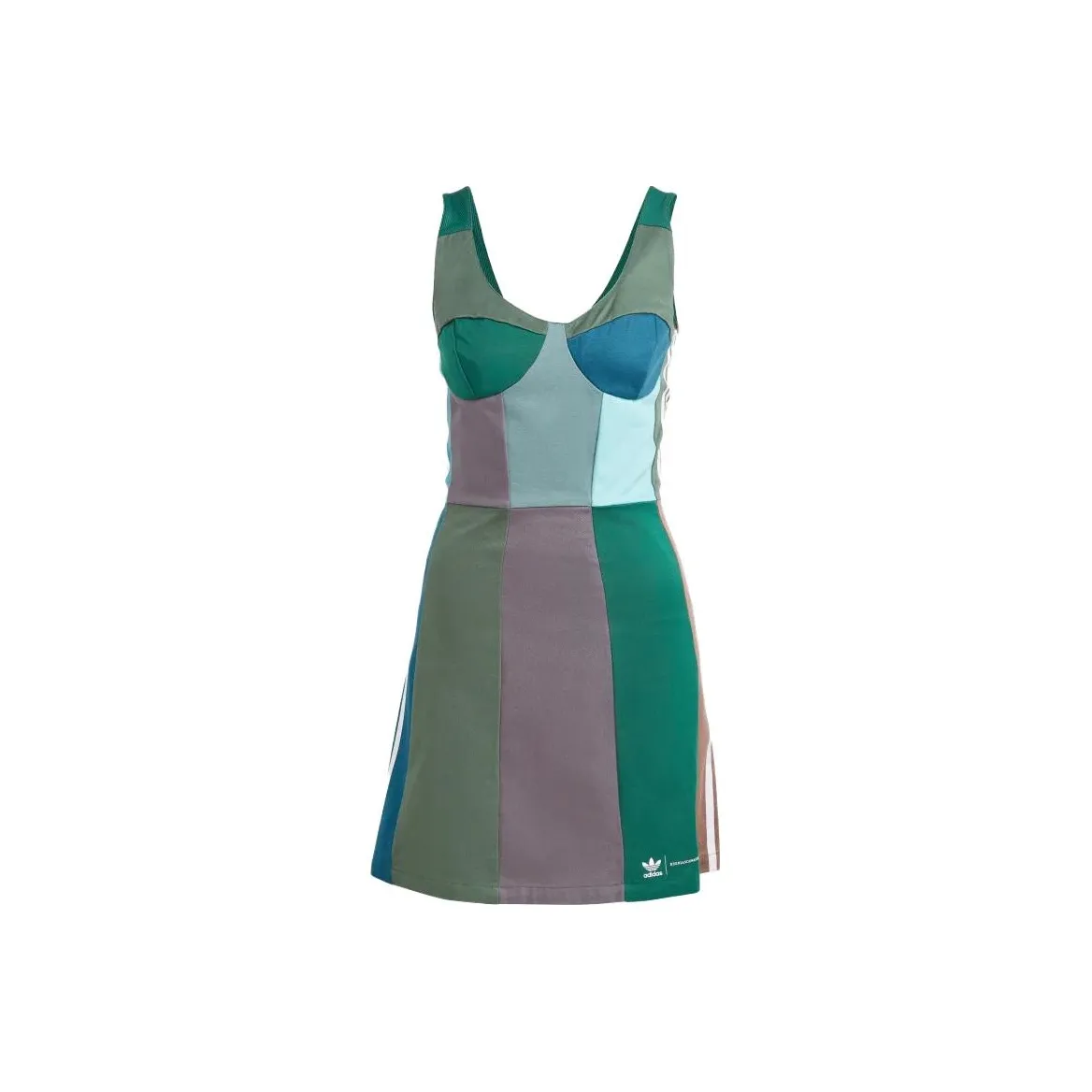 Adidas Originals Clover X KSENIASCHNAIDER Co branded Series Sleeveless Dresses Women's Multicolor