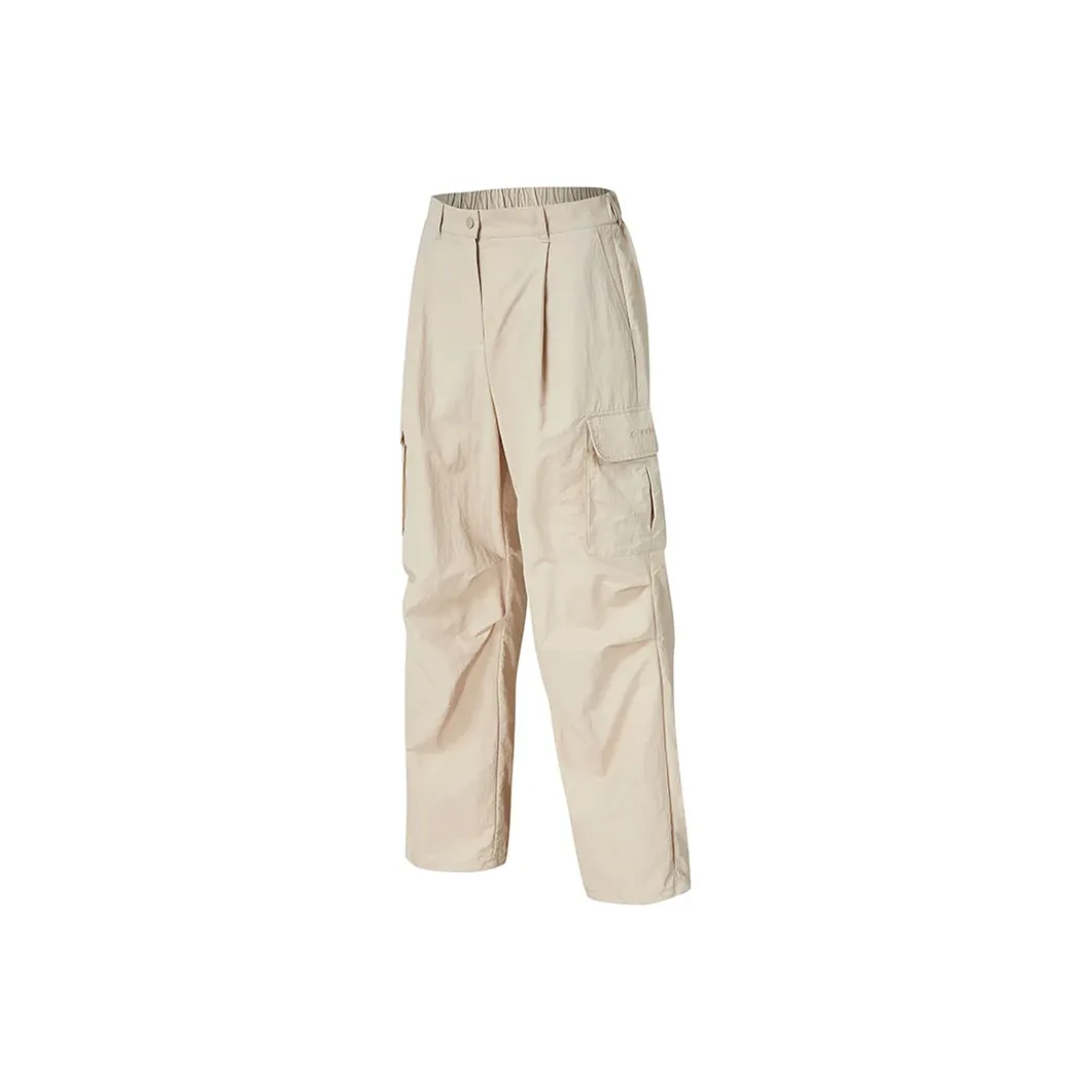 XEXYMIX Карго Брюки Женские Светлый Бежевый