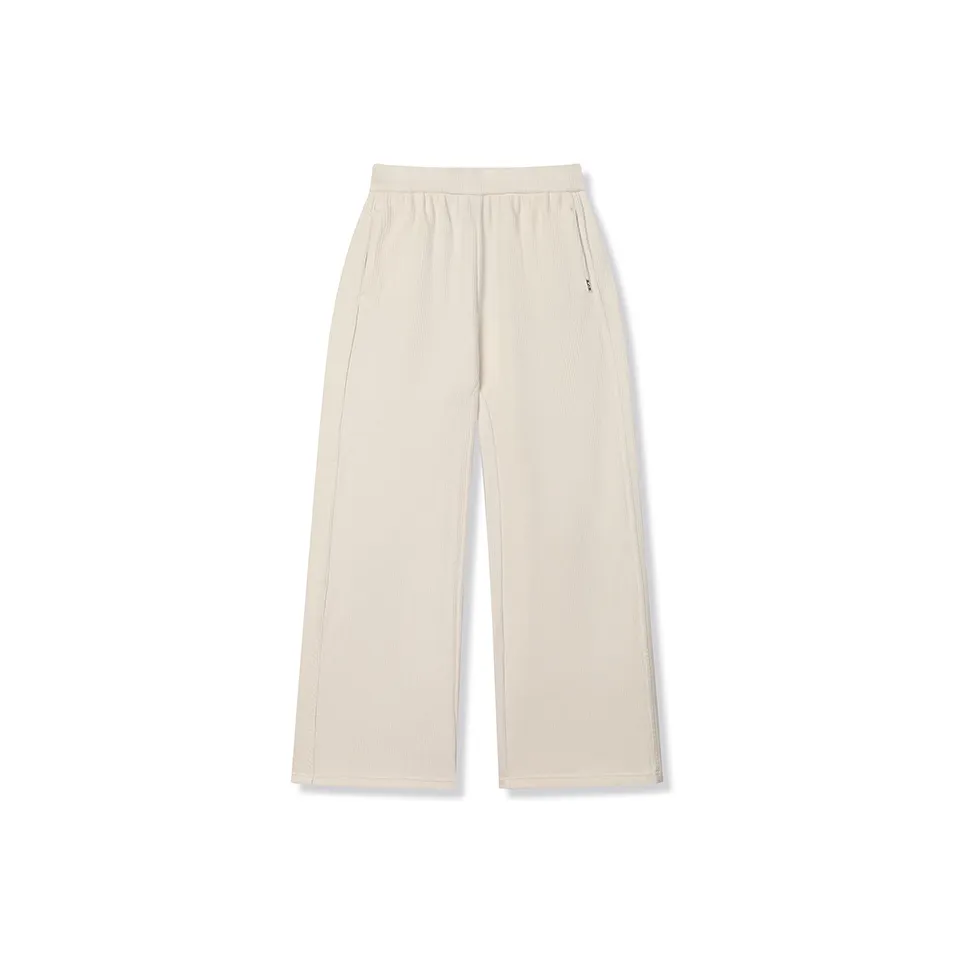 FILA Knitted Sports Pants Women's Steam White