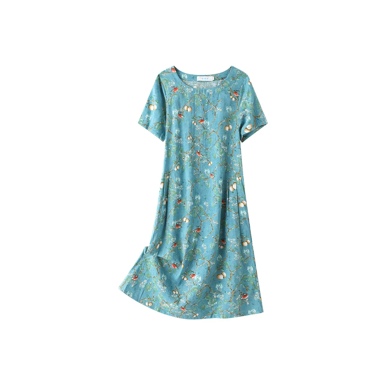 H YXIANG Короткое платье с короткими рукавами женское