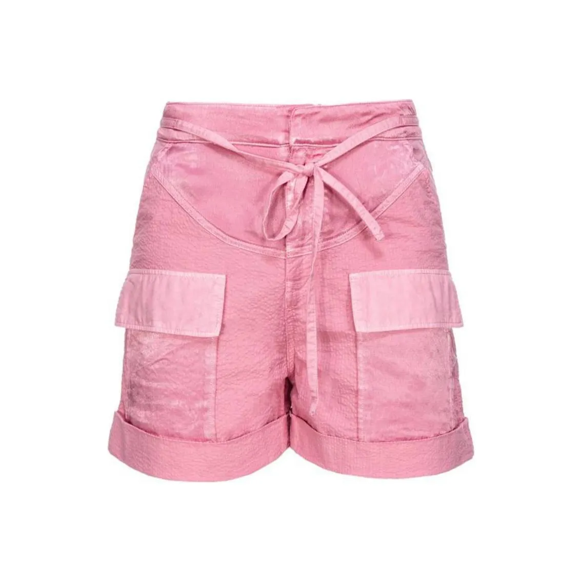 PINKO Повседневные шорты женские розовые