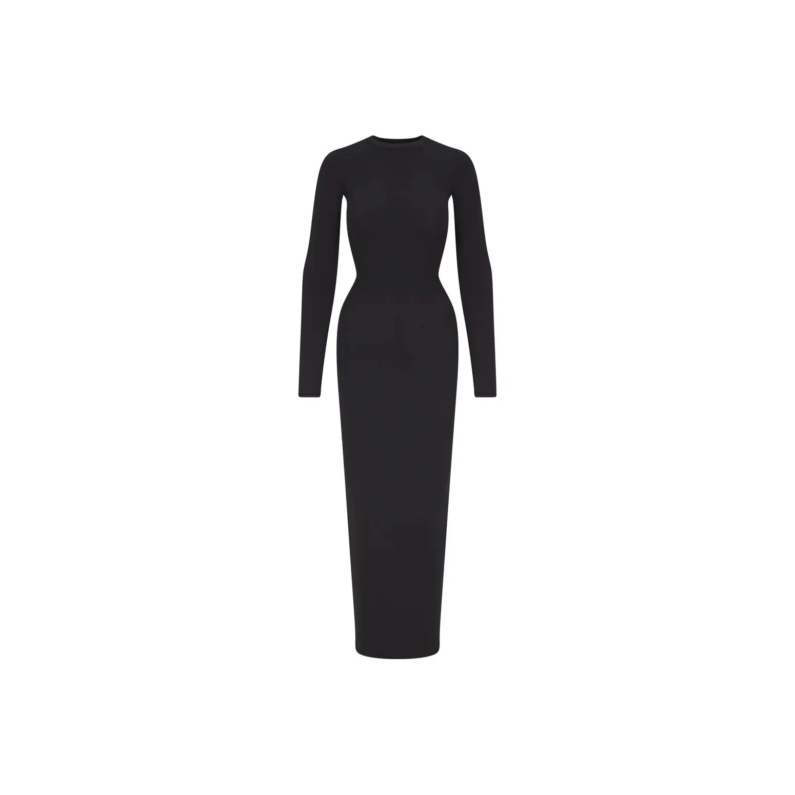 SKIMS Long Sleeved Dress Women's Onyx