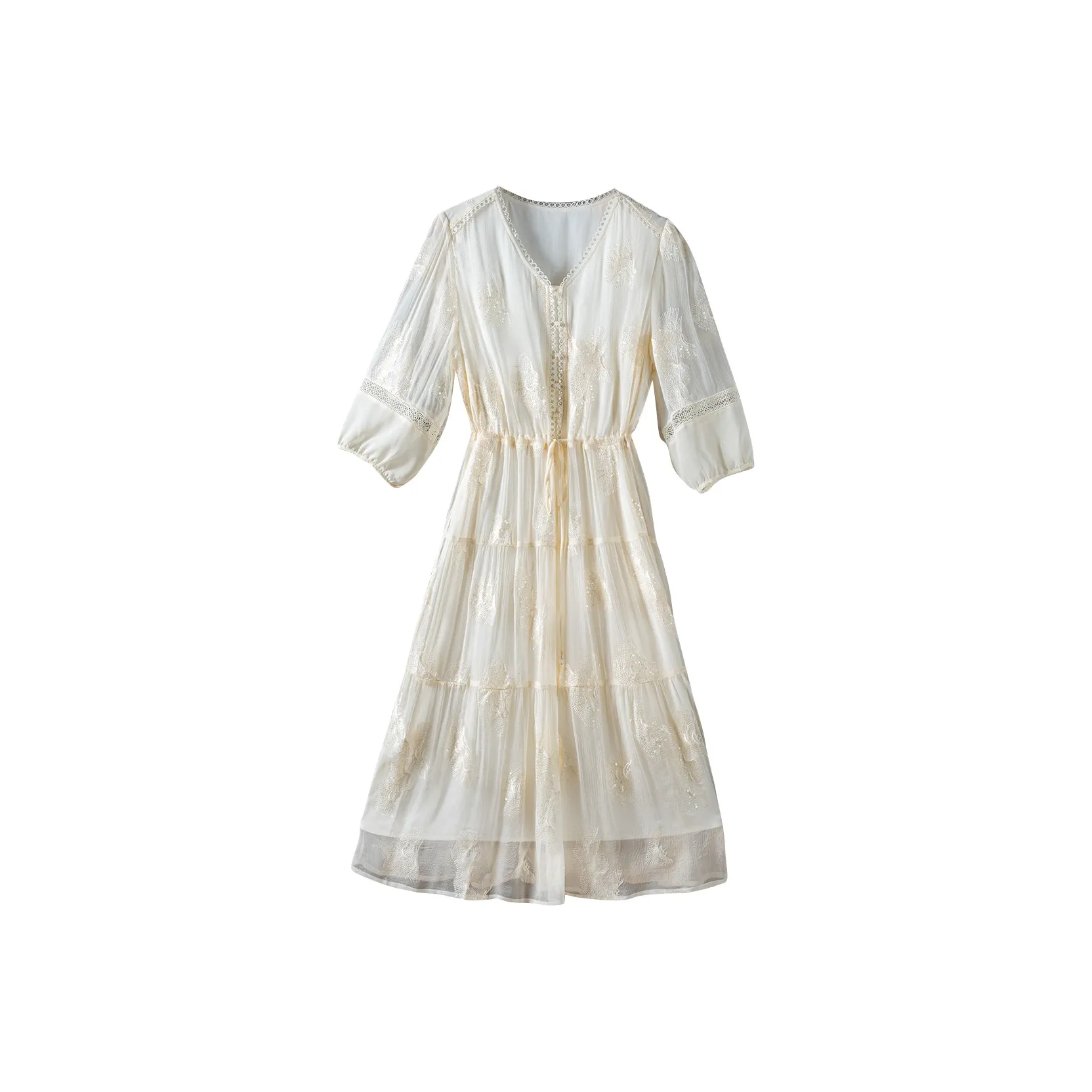 To The West Длинное Платье с Длинными Рукавами Женское