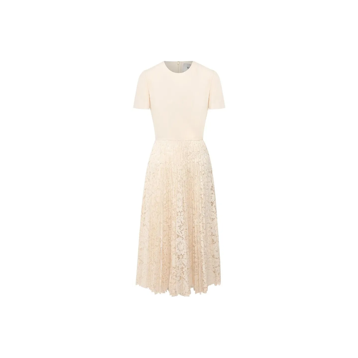 Valentino Short Sleeved Dresses Women's Beige