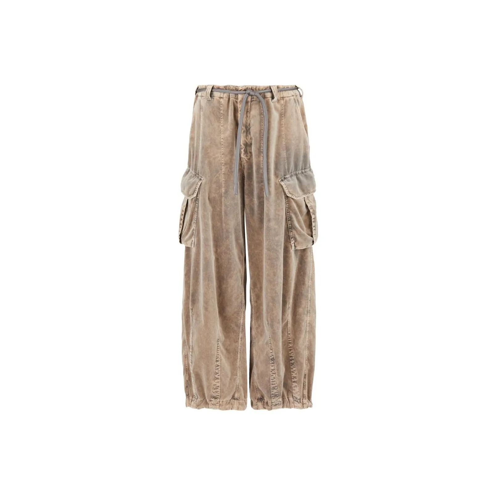 GIORGIO ARMANI Logo Embroidered Cargo Trousers