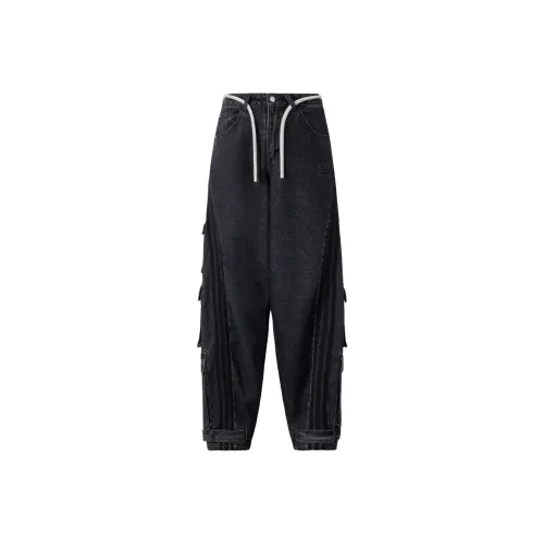 adidas originals ADILLENIUM DENIM Черные Женские Джинсы