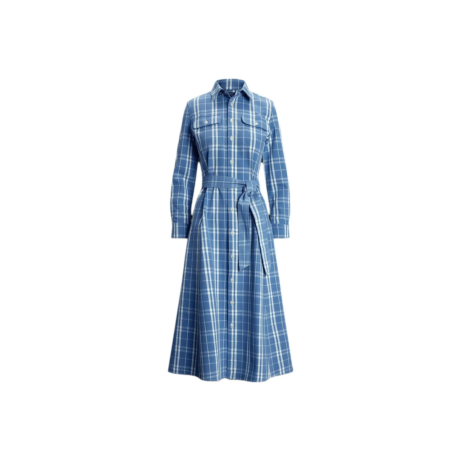 Polo Ralph Lauren Long Sleeved Dress Women's Blue