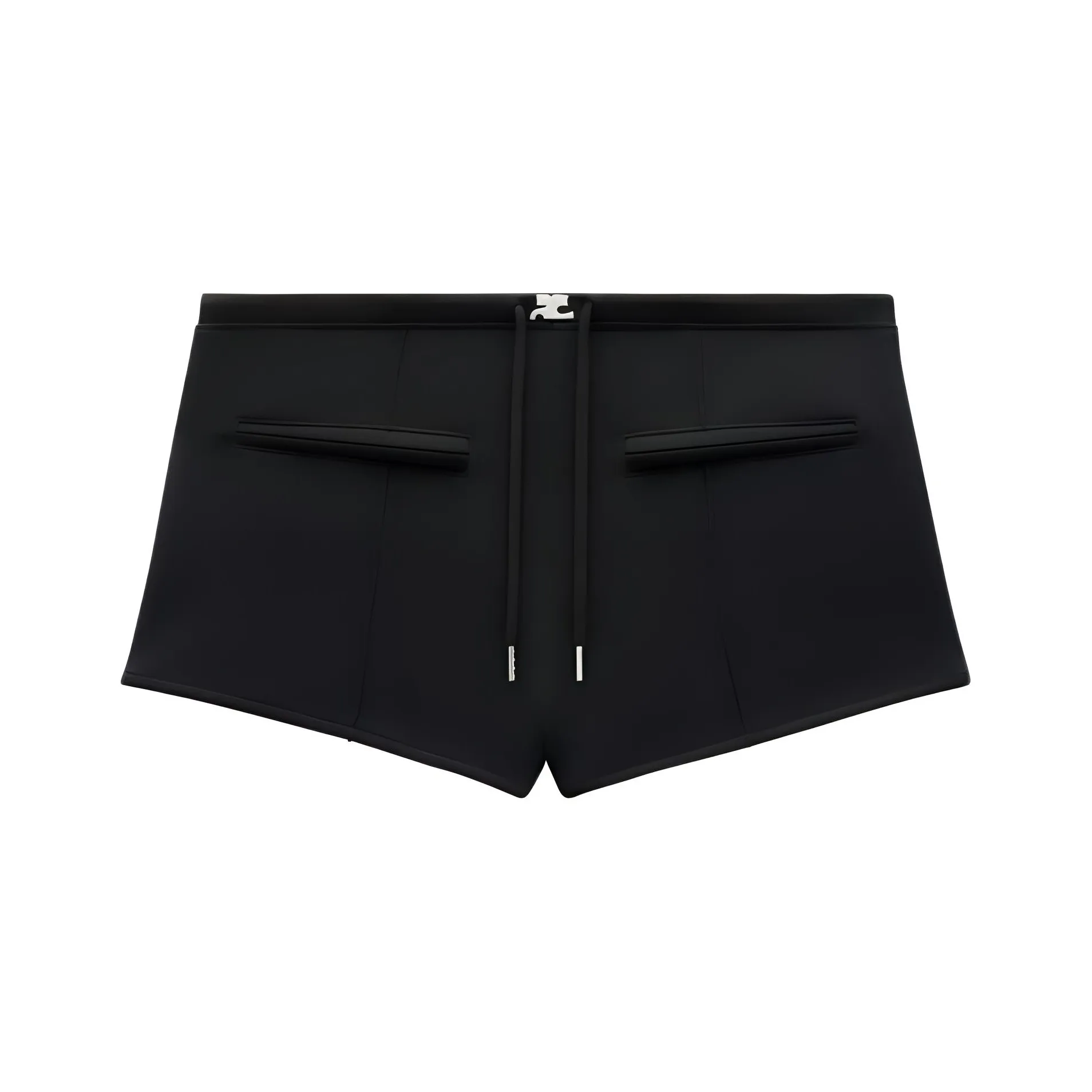 COURREGES Interlock Tracksuit Mini Shorts