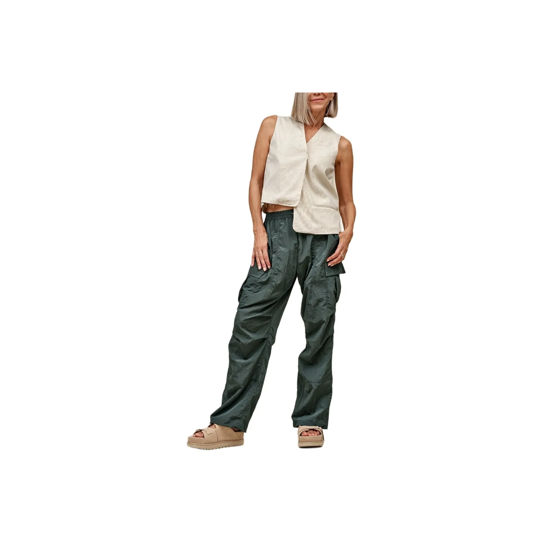 UGG Drives SS25 Cargo Pants Women's Forest Green