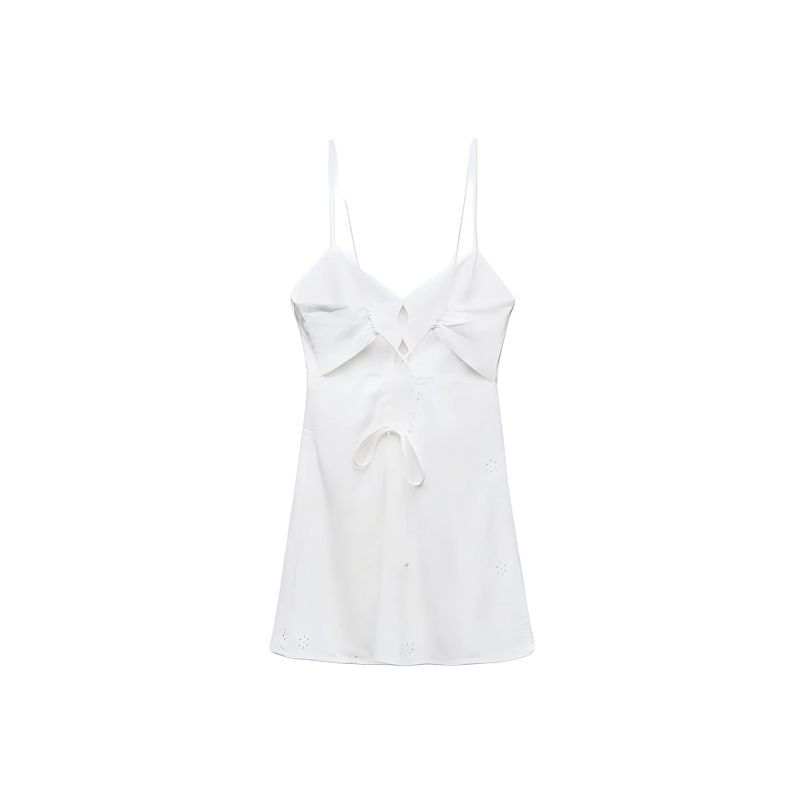 ZARA Slip Dresses Women's White