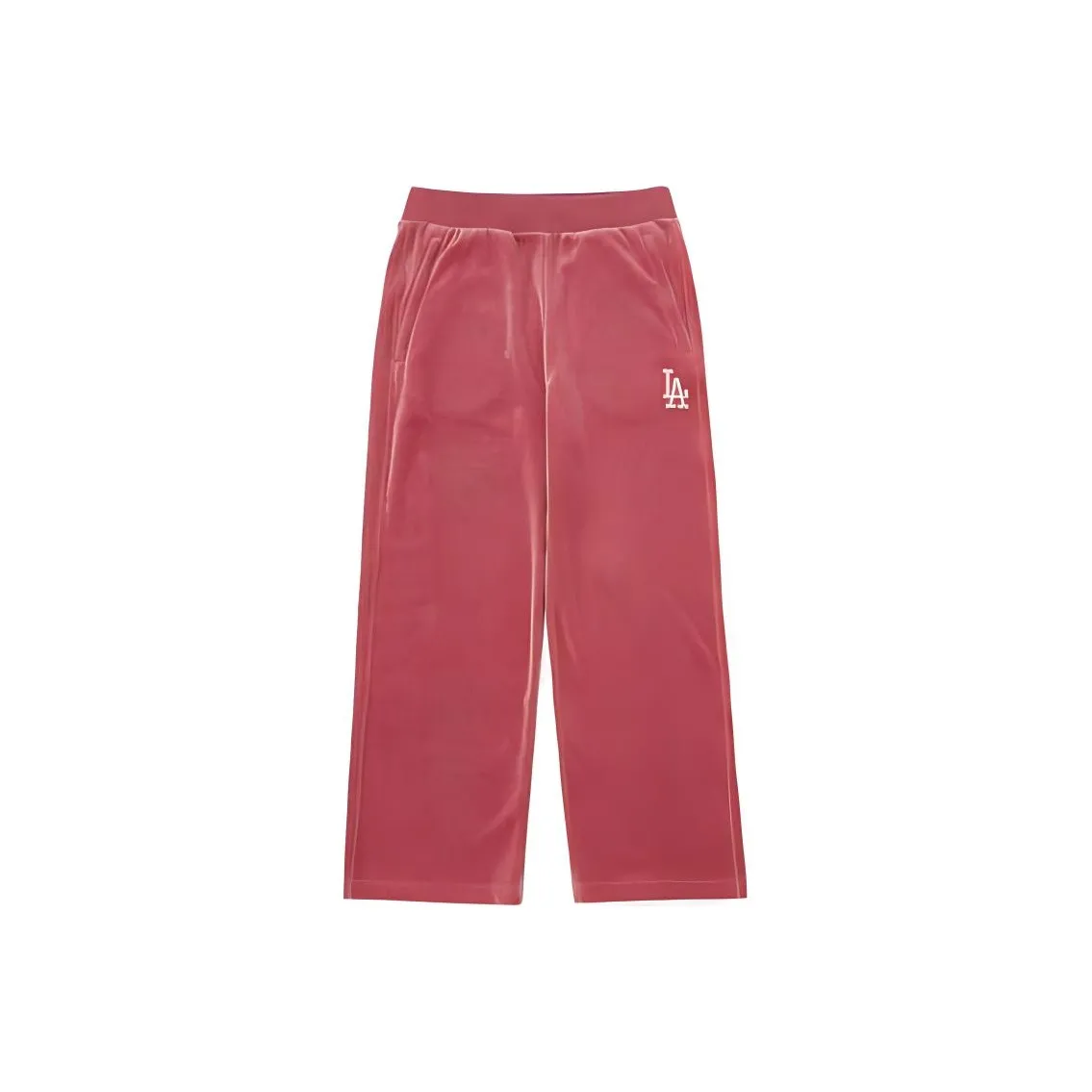 MLB Los Angeles Dodgers Knitted Sweatpants Women's Pink