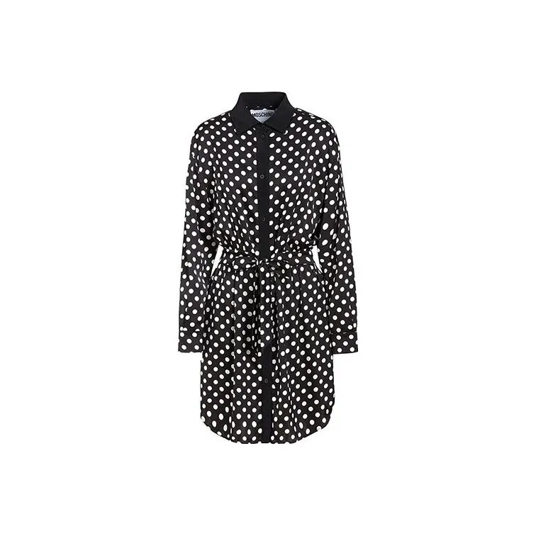 MOSCHINO Long Sleeved Dresses Women's Black