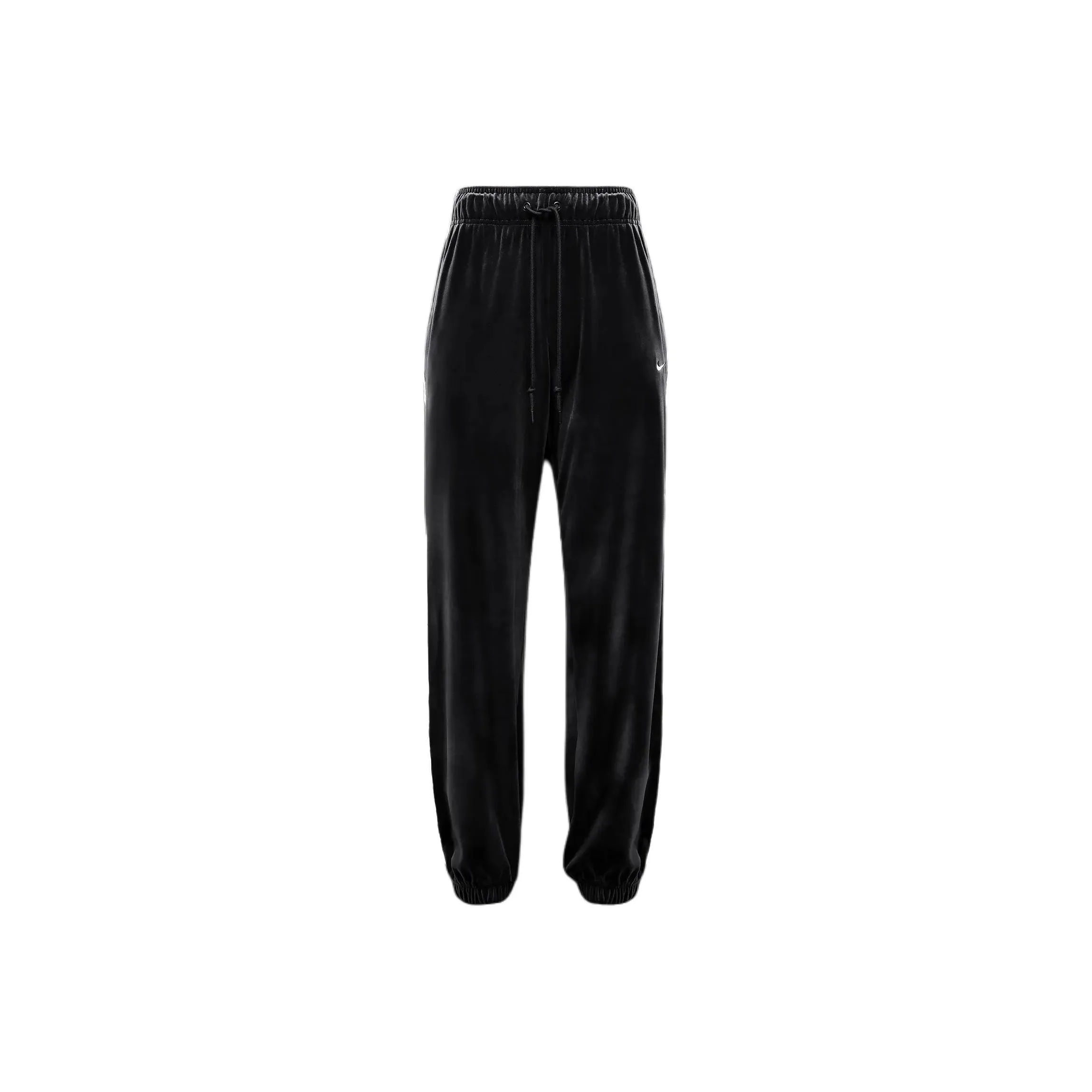 Nike Mid Rise Velour Joggers 'Black/Sail'
