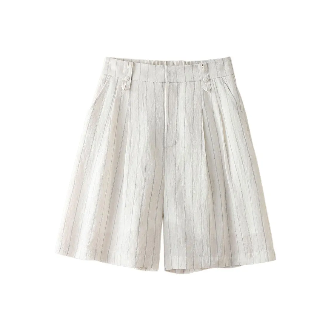 IHIMI Casual Shorts Women's Ecru