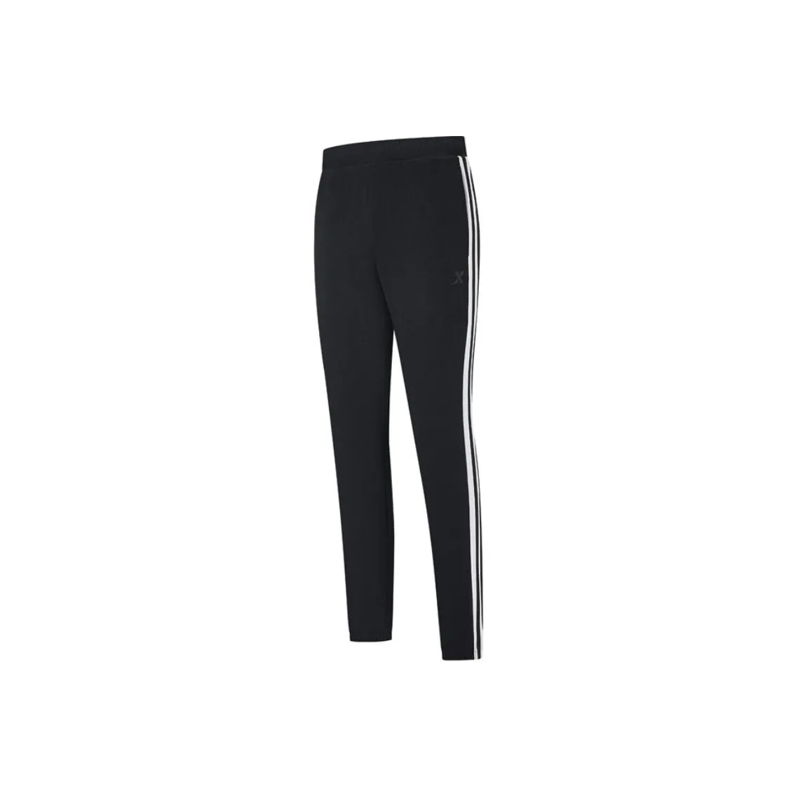 XTEP Variety Training Collection Knitted Sweatpants Women's Jet Black/Pearl White
