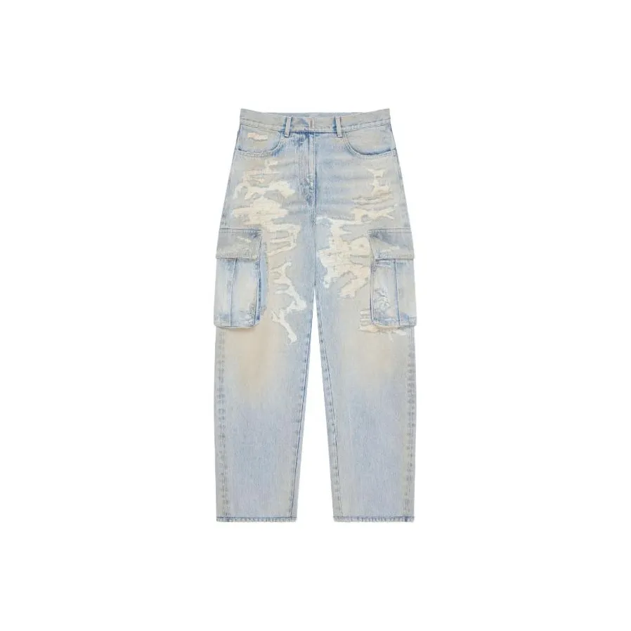 Givenchy Oversized Cargo Pants 'Light Blue'