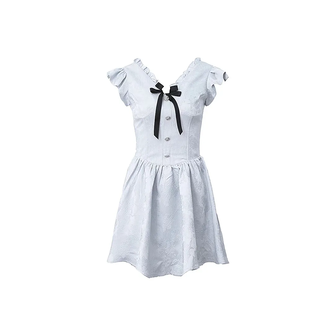 JOSR Short Sleeved Dresses Women's Light Blue