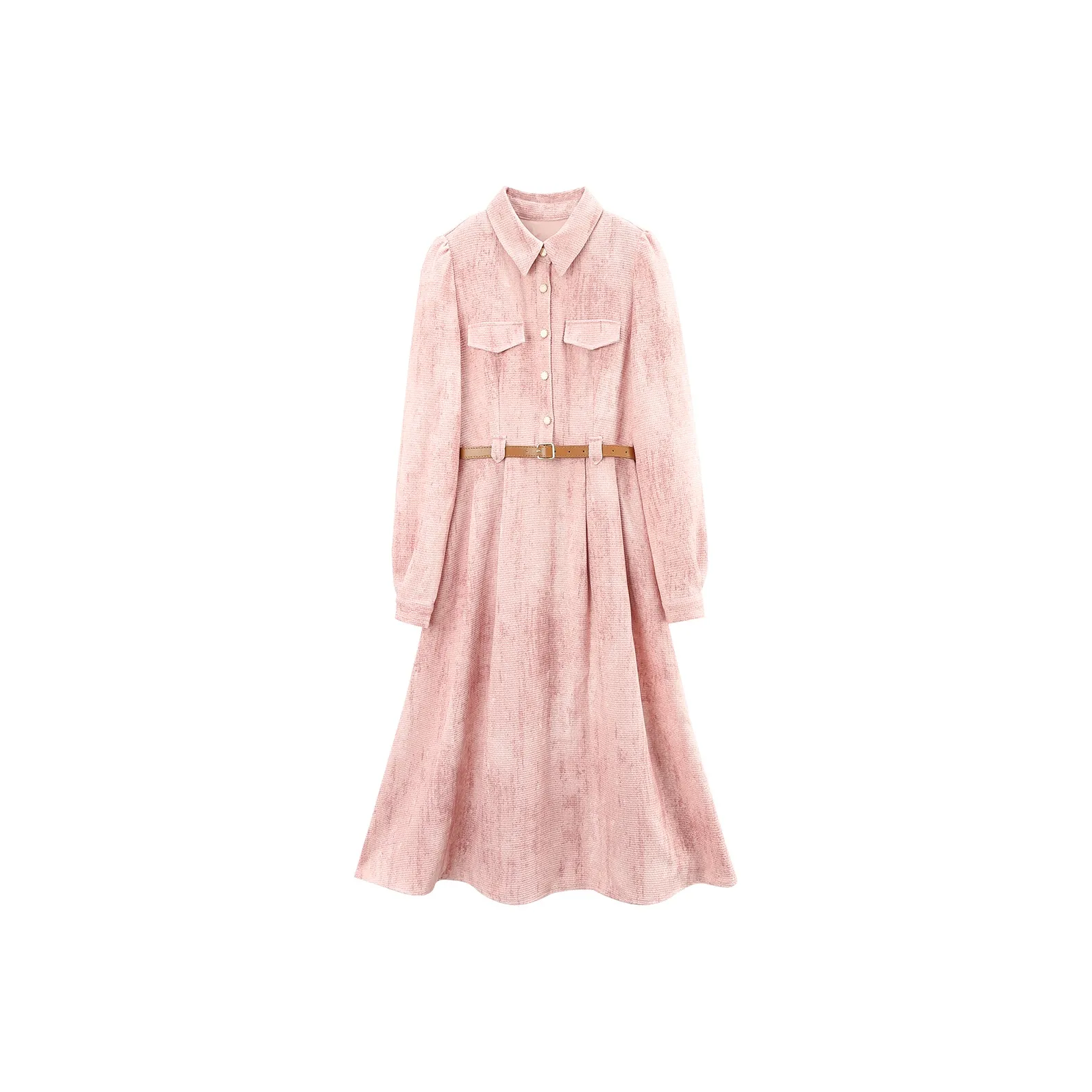 A Paradise For Awakening Long Sleeved Dress Women's Pink