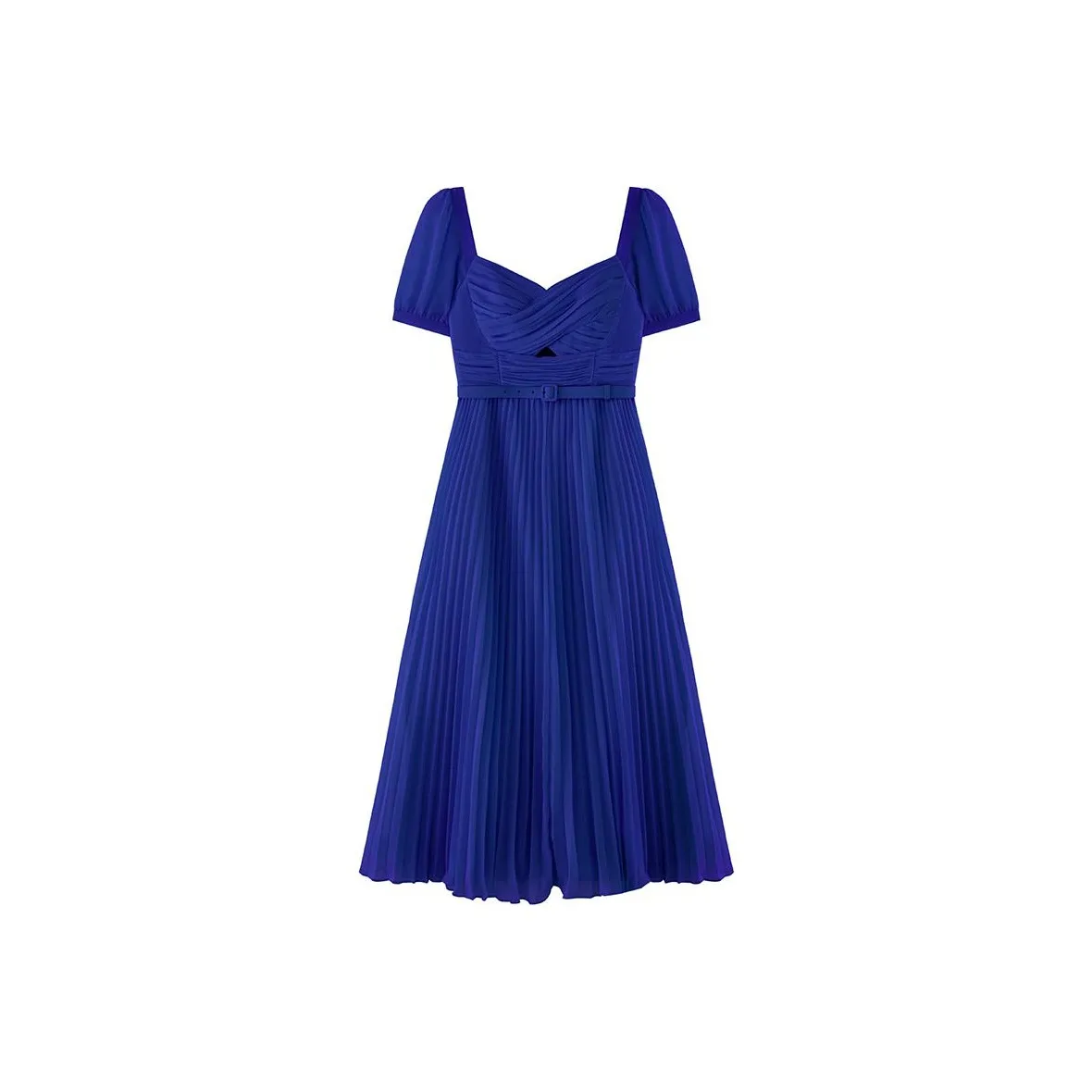 Self portrait Short Sleeved Dress Women's Navy Blue