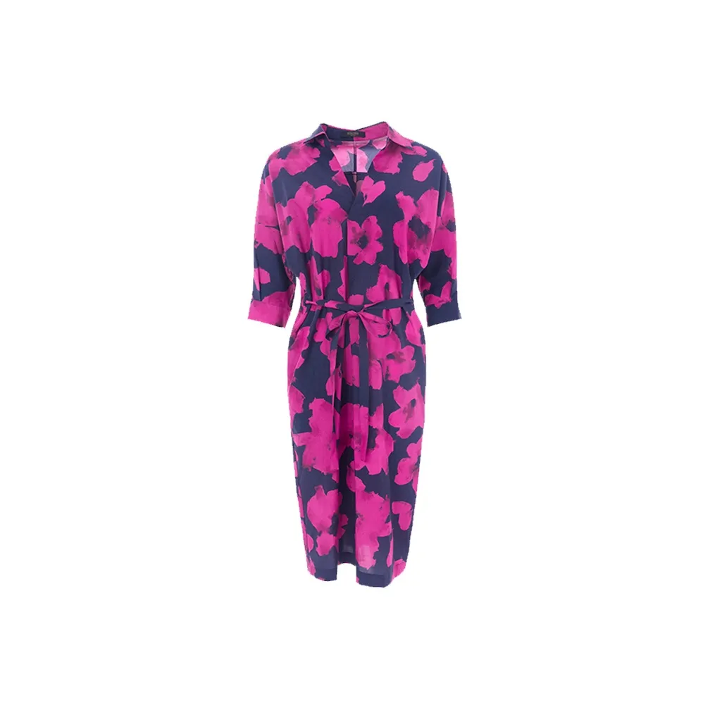 BESIONIA SS25 Short Sleeved Dress Women's Red Pattern