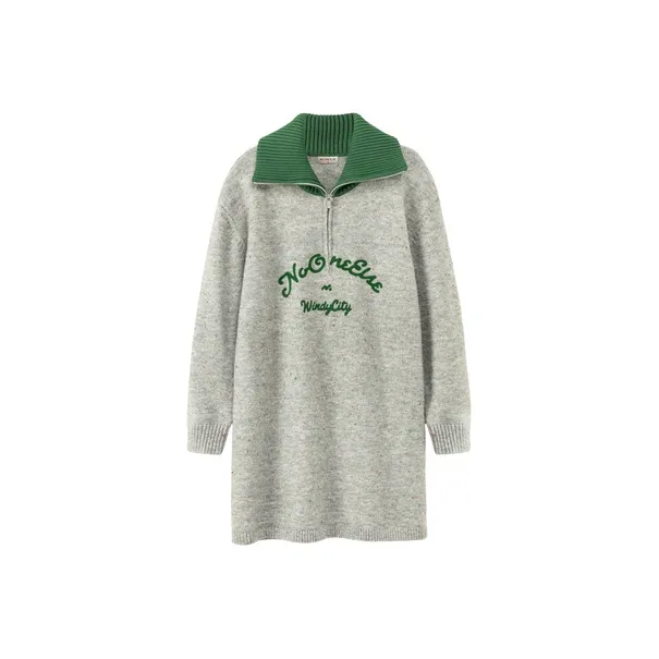 NO ONE ELSE Long Sleeved Dress Women's Dark Heather Gray