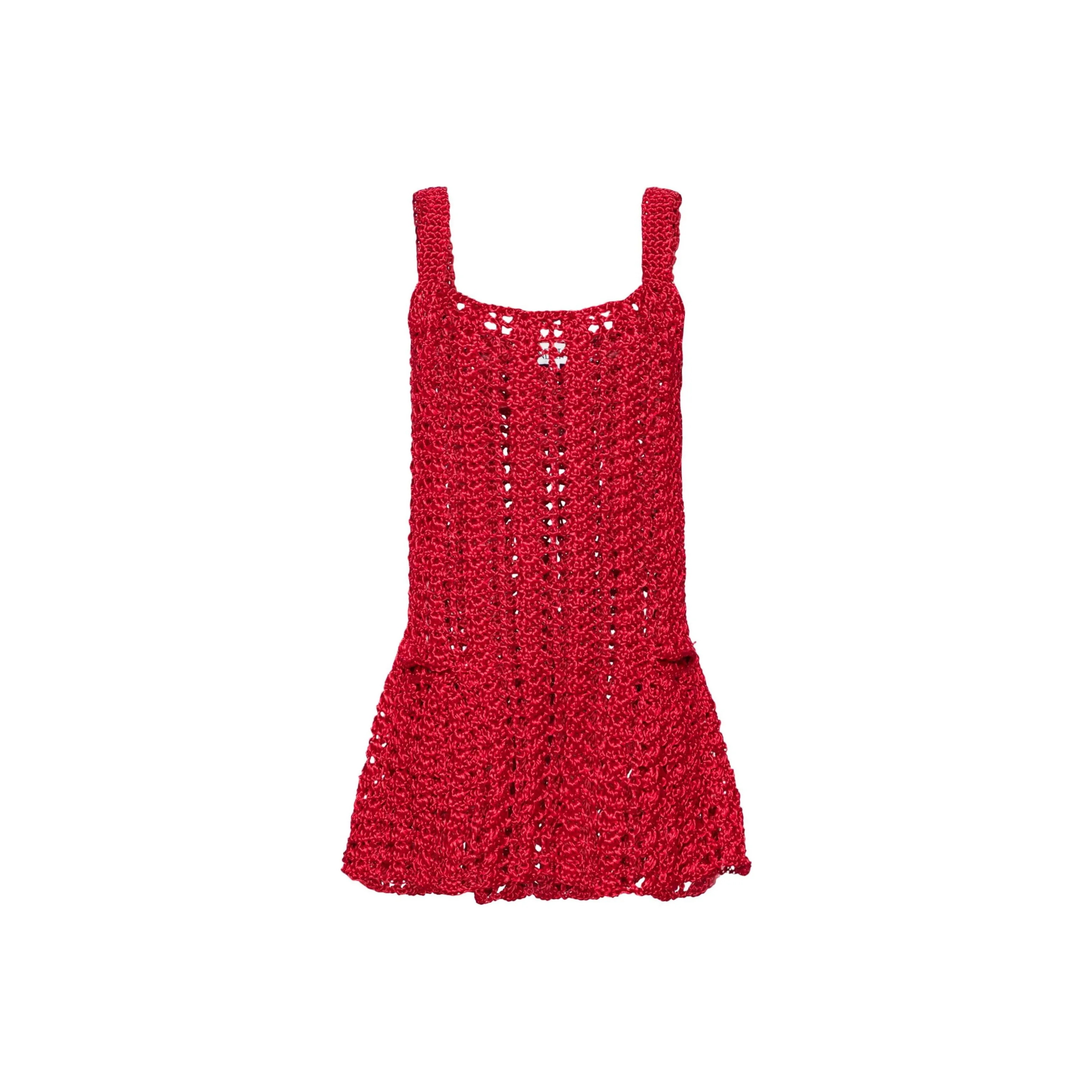 JW Anderson Chunky knit Peplum Minidress